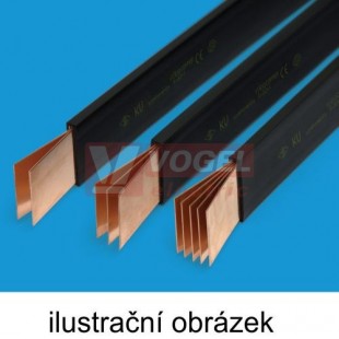 Sběrnice lamelová 10x 63mm FLEXICOPPER 10x63x1, l=2m, ljm.1600A/630mm2