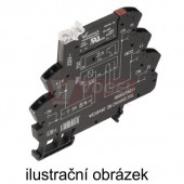 TOZ 230VAC RC 24VDC2A  TERMSERIES polovodičové relé, POWER MOS-FET  1xpřep. 2A 3-33VDC, patice š=6,4mm, pružin.svorky (1127370000)