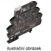 TOZ 120VAC RC 48VDC0,1A  TERMSERIES polovodičové relé, bipolar.tranzistor 1xpřep. 100mA 3-48VDC, patice š=6,4mm, pružin.svorky (1127110000)