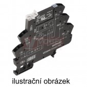 TOZ 24-230VUC 48VDC0,1A  TERMSERIES polovodičové relé, bipolar.tranzistor 1xpřep. 100mA 3-48VDC, patice š=6,4mm, pružin.svorky (1127130000)