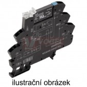 TOZ 5VDC 24VDC2A  TERMSERIES polovodičové relé, POWER MOS-FET  1xpřep. 2A 3-33VDC, patice š=6,4mm, pružin.svorky (1127270000)