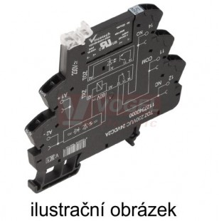 TOZ 48VUC 230VAC1A  TERMSERIES polovodičové relé, Triac 1xpřep. 1A 24-230VAC, patice š=6,4mm, pružin.svorky (1127550000)