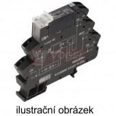 TOZ 24-230VUC 230VAC1A  TERMSERIES polovodičové relé, Triac 1xpřep. 1A 12-275VAC, patice š=12,8mm, pružin.svorky (1127710000)