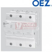 OPVA14-3   Odpínač válcových pojistek 14x51, 3P  provedení bez signalizace (41021)