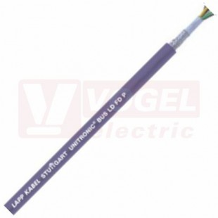 Unitronic Bus LD FD P A 2x2x0,25 kabel vysoce flexibilní, fialový vnější plášť z PUR, do energetických řetězů, aprobace UL/CSA, RAL4001 (2170814)