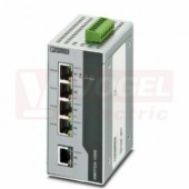 FL SWITCH 1001T-4POE přepínač Ethernet, 5 portů TP-RJ45, automatická detekce přenosové rychlosti 10 nebo 100 MBit/s (RJ45), funkce Au (2891064)