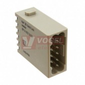 09140122632 Han Modul Han DD module, vložka konektoru, V, 12pin 10A/250V, Quick-Lock, 0,25-1,5mm2, postříbřené