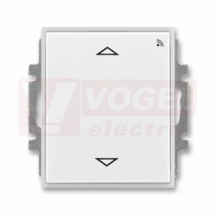 3299E-A33108 01 Spínač žaluziový s krátkocestným ovladačem, s RF přijímačem, 868 MHz; bílá/ledová bílá - Element, Time (Arbo)