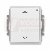 3299E-A33108 01 Spínač žaluziový s krátkocestným ovladačem, s RF přijímačem, 868 MHz; bílá/ledová bílá - Element, Time (Arbo)