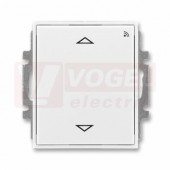 3299E-A33108 03 Spínač žaluziový s krátkocestným ovladačem, s RF přijímačem, 868 MHz; bílá/bílá - Element, Time (Arbo)