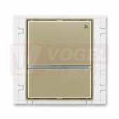 3299E-A21908 33 Vysílač RF signálu dvojtlačítkový, nástěnný, 868 MHz; šampaňská - Element, Time (Arbo)