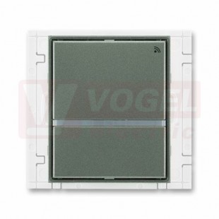 3299E-A21908 34 Vysílač RF signálu dvojtlačítkový, nástěnný, 868 MHz; antracitová - Element, Time (Arbo)