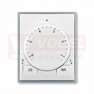 3292E-A10101 04 Termostat univerzální s otočným nastavením teploty (ovl. jednotka); bílá/ledová šedá - Element