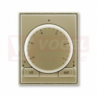 3292E-A10101 33 Termostat univerzální s otočným nastavením teploty (ovl. jednotka); šampaňská - Element, Time (Arbo)