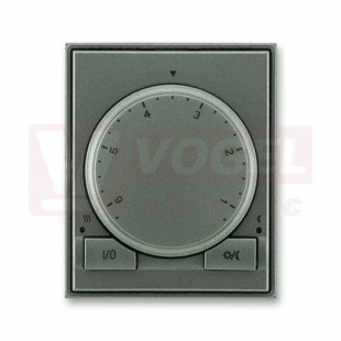 3292E-A10101 34 Termostat univerzální s otočným nastavením teploty (ovl. jednotka); antracitová - Element, Time (Arbo)