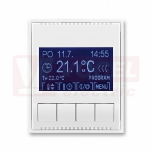 3292E-A10301 03 Termostat univerzální programovatelný (ovládací jednotka); bílá/bílá - Element, Time (Arbo)