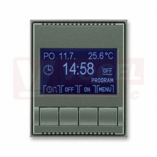 3292E-A20301 34 Hodiny spínací programovatelné (ovládací jednotka); antracitová - Element, Time (Arbo)