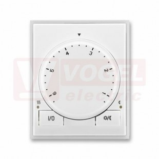 3292E-A10101 01 Termostat univerzální s otočným nastavením teploty (ovl. jednotka); bílá/ledová bílá - Element, Time (Arbo)