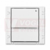 3299E-A21908 04 Vysílač RF signálu dvojtlačítkový, nástěnný, 868 MHz; bílá/ledová šedá - Element