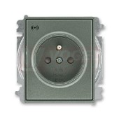 5589E-A02357 34 Zásuvka s přepěťovou ochranou s akustickou signalizací poruchy; antracitová - Element, Time (Arbo)