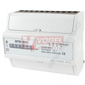 Elektroměr DTS 353-M 60A, přímé měření 3f//3x230/400V+N, 10-60A, tp.1%, MECH, š=7 mod., IP20, montáž na DIN lištu, vodič max.25mm2