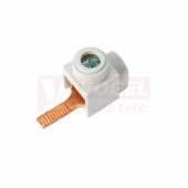 AS 25 SI připojovací a napájecí svorka 6-25mm2/100A, jazýček (kolík), krátká délka 13,8mm, š 4,25mm, přímá, izolovaná pro Cu vodiče, IP20 (60.001.1124)