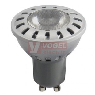 Žárovka LED GU10 230VAC  5W,  3000K, spot PAR16, 390 lumen, CRI 80, 100°, živ. 20000h. (312.041.99.0)