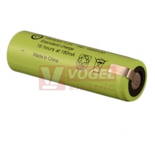 Baterie  1,20 V R6  tužková NiMH 1800mAh B-NH1700AALZ páskové vývody (540-163)