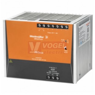 Zdroj spínaný 3f 24VDC 40A (PRO ECO3 960W 24V 40A) 2x/3x 340-555VAC/450-870VDC, š160xv125xh120mm (1469560000)