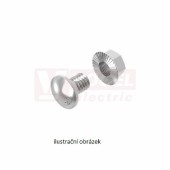 Šroub+matka M6x12 SGKM6x12-E, (bal=100ks), provedení NEREZ matka drážkovaná (BAKS 661020)