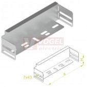 Záslepka žlabu 100x 50 ZKL100H50, tl.0,7mm (158601)