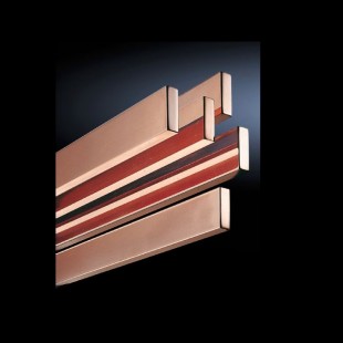XCZ3590000 (KS) Sběrnice E-Cu 57, 80x10mm, délka 2400mm (prodej na kusy)