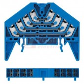 PPV 4 BL 35X7.5 DGR svorka 4-patrová distribuční (DCS marshalling), max. 1,5mm2, sv.modrá, PUSH-IN, na DIN lištu TS35x7,5 (1267920000)