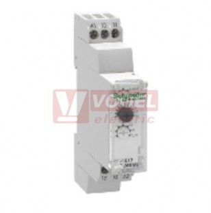 RE17RMXMU modulární časové relé multifunkční 24-240V AC/24V DC, 1P přep./8A/250V,  1s-100h, š=17,5mm, na DIN lištu (Multifinkce Ad, Ah, N,O, P, Pt, T, Tt, W)