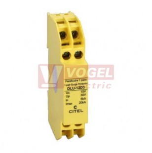 DLU-12D3 svodič přepětí 12V, 1 pár (640502)