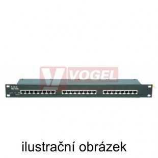 DL-Cat. 5e 8 RACK PANEL přepěťová ochrana pro telekomunikace, konektory RJ45 (Ethernet Cat.5/5e) UKONČENO > nahrazeno na DL-Cat.6