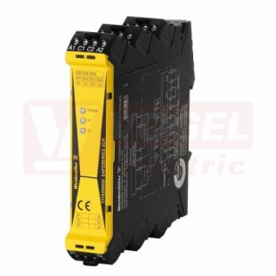 SCS 24VDC P2SIL3ES SAFESERIES, Bezpečnostní relé, 24 V DC ±15 %, 24 V DC +15 % / -10 % při automatickém spouštění, 35 mA, 6, SIL 3, DIN EN 61508, EN ISO 13849-1 (PLe) 2 bezp.obvody,  š=22,5mm, na DIN (1319280000)