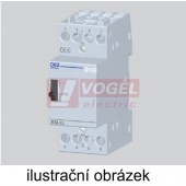 Stykač inst. 25A 4/0 230VAC/DC   RSI-25-40-X230-M Instalační stykač Ith 25 A, Uc AC/DC 230 V, 4x zapínací kontakt, s manuálním ovládáním (43166)