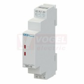 RPI-16-001-X230-SE Instalační relé Uc AC 230 V, AC/DC 24 V, 1x přepínací kontakt 16 A, zelená signálka (43250)