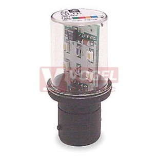 Žárovka LED Ba15d  230V AC DL1BKM5 žlutá