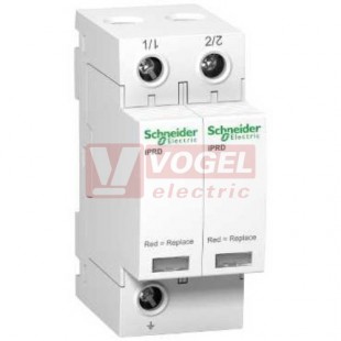iPRD40 350V 2P svodič přepětí typ 2+3, 40kA/15kA pro síť TN-C-S, max.trvalé prac.napětí 350V (A9L40200)