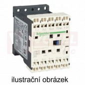 LP1K06103BD3 Ministykač  3P 6A,1Z,24V DC cívka s vestavěným odruš.členem, pružinové svorky