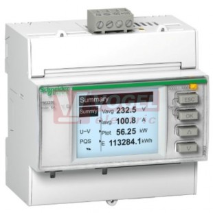 METSEPM3255 Multimetr PM3255, komunikace, 2x I/O