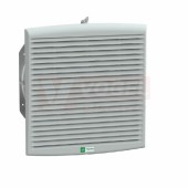NSYCVF850M400PF Ventilátor s mřížkou a filtrem, 850m3/h, 400V, rozměr výřezu 291x291mm, rozměr všh 336x316x162mm, 75dB, IP54, RAL7035