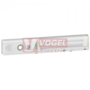 NSYLAMCD svítidlo do rozváděče bez zásuvky, 220V 50/60 Hz, 11W, detekce přítomnosti, 900lm, živ. 8 000h, magnetická montáž + šrouby, barva světle šedá, rozměr 372x40x63mm, IP20, připojení šroub.svorkovnice 2,5mm2