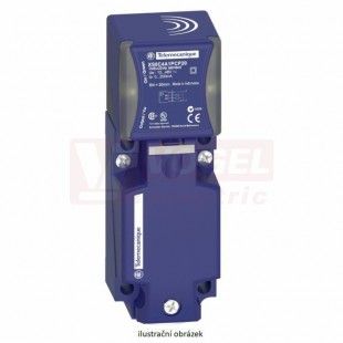 XS7C4A1DPU78 Indukční čidlo kvádrové 40x40x117mm, Sn=15mm, 12…48VDC, stíněný, plast, 2-vodiče, NO/NC, konektor (samec) 7/8"16 UNF, 3pin, IP65/67/69K