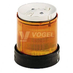 XVBC5G5 Světelné návěstí s přerušovaným světlem, průměr 70mm, 120V, LED oranžová, IP65