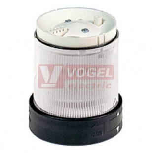 XVBC5G7 Světelné návěstí s přerušovaným světlem, průměr 70mm, 120V, LED čirá, IP65