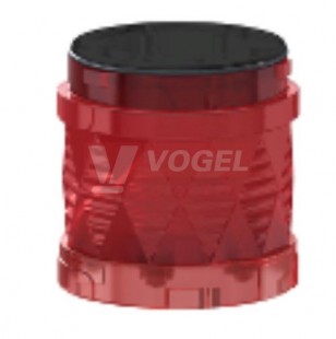 XVUC24 Světelný LED modul, 24V AC/DC rudý, pr.60mm, IP65, trvale svítící, v=50mm