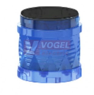 XVUC26 Světelný LED modul, 24V AC/DC modrý, pr.60mm, IP65, trvale svítící, v=50mm